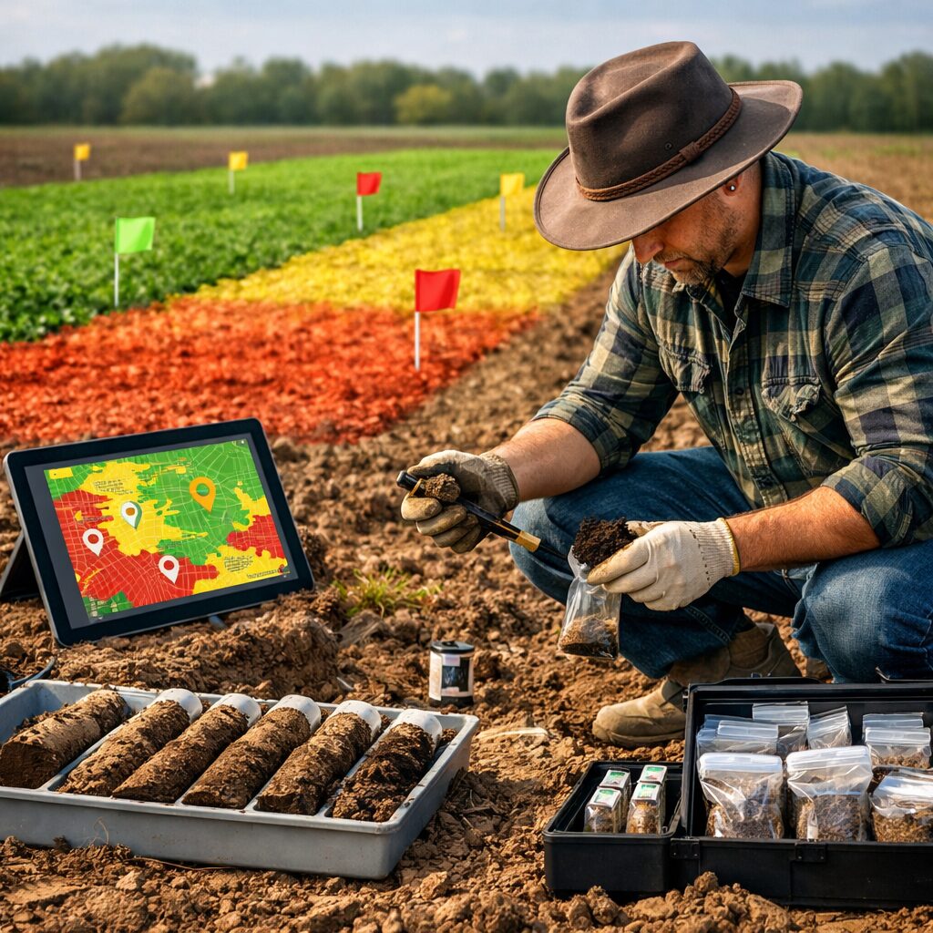 Zonal soil sampling across a variable paddock