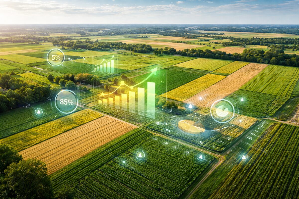 Integrated precision agriculture data dashboard with soil and NDVI layers