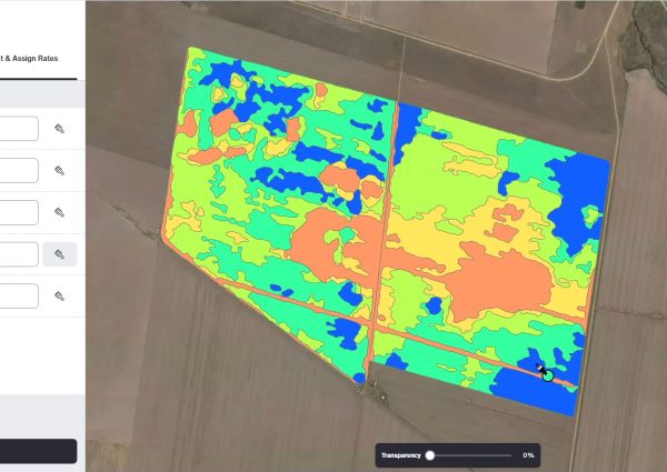 Zonal mapping based on NDVI imagery ranging from high to low for an Agronomist in Dalby